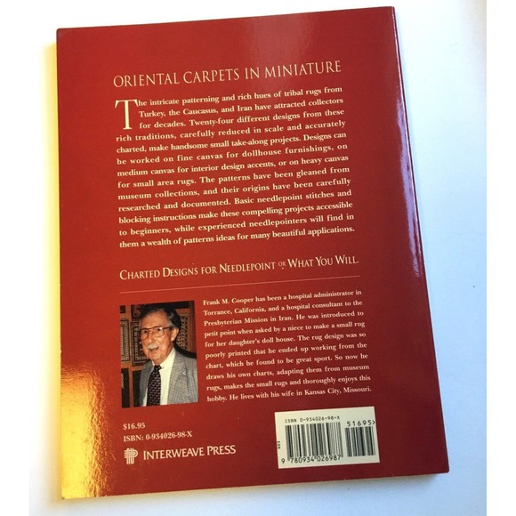 Oriental Carpets in Miniature : Charted Designs for Needlepoint or What You Will - Picture 2 of 10